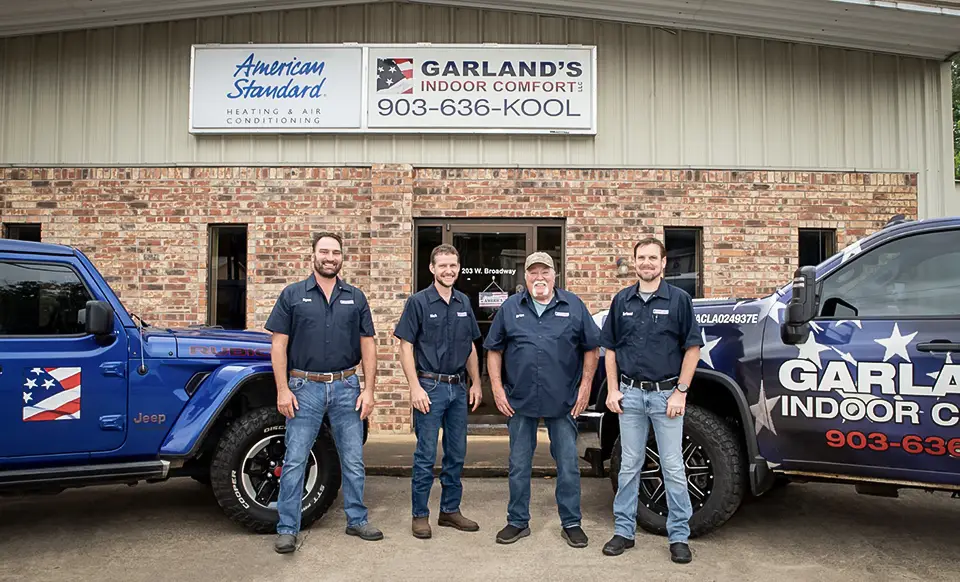 Garland's Indoor Comfort team is ready to roll out for AC repair in East Texas and the Big Sandy TX area.